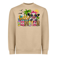Mushroom hello summer cow Heavyweight Sweatshirt - Zillion Design Studio