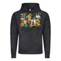 Vintage Black bull skull coffee cups Vintage Hoodie - Zillion Design Studio