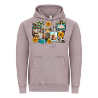 Vintage Zinc bull skull coffee cups Vintage Hoodie - Zillion Design Studio