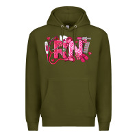 Army Green rn breast cancer registered nurse Premium Hoodie - LillyAllenDesigns