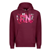 Burgundy rn breast cancer registered nurse Premium Hoodie - LillyAllenDesigns