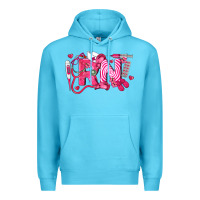 Ocean Blue rn breast cancer registered nurse Premium Hoodie - LillyAllenDesigns