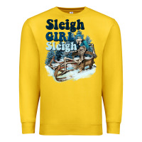 Lemon sleigh girl sleigh skeleton Premium Sweatshirt - NancyCooperArtShop