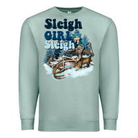 Seafoam sleigh girl sleigh skeleton Premium Sweatshirt - NancyCooperArtShop
