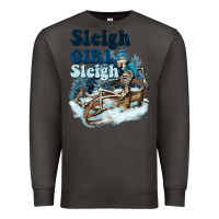 Smoke sleigh girl sleigh skeleton Premium Sweatshirt - NancyCooperArtShop