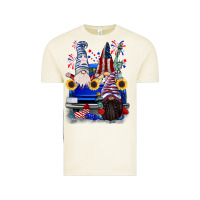 Vintage Arctic 4th of July gnomes truck Vintage Tee - CowGirlArtShop