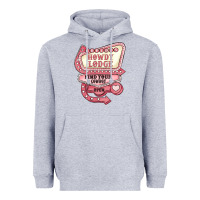 Heather Grey cupids howdy lodge find your cowboy open Heavyweight Hoodie - MaliasSmallBusiness