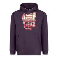 Plum cupids howdy lodge find your cowboy open Heavyweight Hoodie - MaliasSmallBusiness