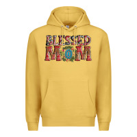 Antique Gold blessed mom christmas Premium Hoodie - AdoDesignShop