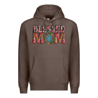 Coffee blessed mom christmas Premium Hoodie - AdoDesignShop