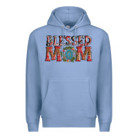 Colony Blue blessed mom christmas Premium Hoodie - AdoDesignShop