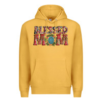 Mustard blessed mom christmas Premium Hoodie - AdoDesignShop