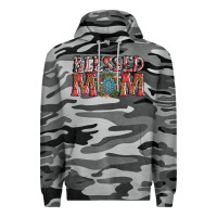 Slate Camo blessed mom christmas Premium Hoodie - AdoDesignShop