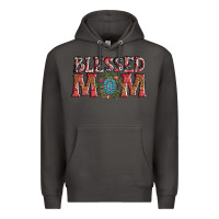 Smoke blessed mom christmas Premium Hoodie - AdoDesignShop