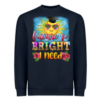 Navy future so bright i need Heavyweight Sweatshirt - Zillion Design Studio