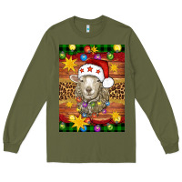 Army Green Christmas sheep air freshener Long Sleeve Tee - Artiststas