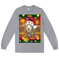 Heather Grey Christmas sheep air freshener Long Sleeve Tee - Artiststas