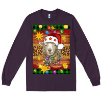 Plum Christmas sheep air freshener Long Sleeve Tee - Artiststas