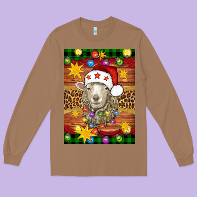 Christmas Sheep Air Freshener Long Sleeve Tee Designed By Artiststas
