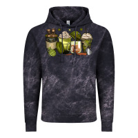Cloud Black army coffee cups Vintage Hoodie - Zillion Design Studio