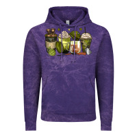 Cloud Purple army coffee cups Vintage Hoodie - Zillion Design Studio