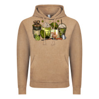 Vintage Coffee army coffee cups Vintage Hoodie - Zillion Design Studio