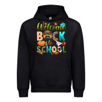 Black welcome back to school fall Urban Hoodie - texasbilliewilder