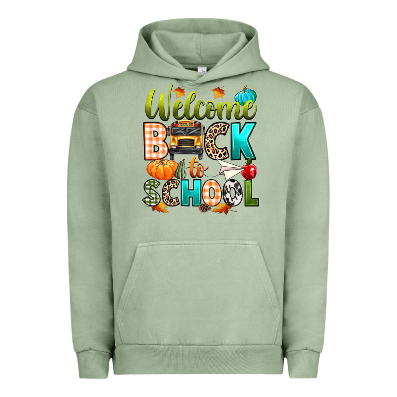Welcome Back To School Fall Urban Hoodie by texasbilliewilder | Teevron