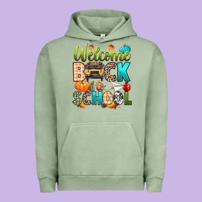 Welcome Back To School Fall Urban Hoodie Designed By Texasbilliewilder