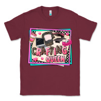 Burgundy crafting queen Classic Tee - AdoDesignShop