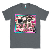 Charcoal Heather crafting queen Classic Tee - AdoDesignShop