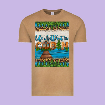 Life Is Better At The Cabin Air Freshener Vintage Tee Designed By Hra Design Shop