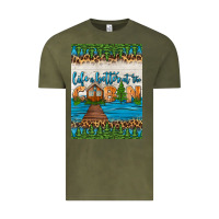 Vintage Olive life is better at the cabin air freshener Vintage Tee - HRA Design Shop