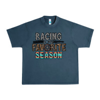 Midnight Navy racing is my favorite season Urban Heavy Tee - CowhideDigitalArt