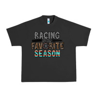 Pigment Black racing is my favorite season Urban Heavy Tee - CowhideDigitalArt