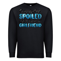 Black somebodys spoiled blue collar girlfriend Premium Sweatshirt - MaliasSmallBusiness