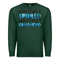 Sports Green somebodys spoiled blue collar girlfriend Premium Sweatshirt - MaliasSmallBusiness