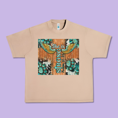 She Is Strong Tumbler Urban Heavy Tee Designed By Barkaloodesign