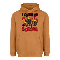 Meerkat i crushed 100 days of school monster truck Heavyweight Hoodie - MaliasSmallBusiness
