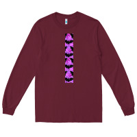 Burgundy Halloween Key Fob Long Sleeve Tee - BundleAndBundleShop