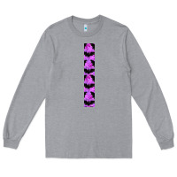 Heather Grey Halloween Key Fob Long Sleeve Tee - BundleAndBundleShop