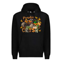 Black pumpkin crush truck Premium Hoodie - LillyAllenDesigns