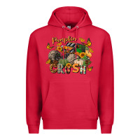 Cardinal pumpkin crush truck Premium Hoodie - LillyAllenDesigns