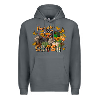 Rock pumpkin crush truck Premium Hoodie - LillyAllenDesigns