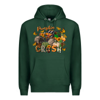 Sports Green pumpkin crush truck Premium Hoodie - LillyAllenDesigns