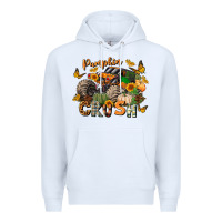 White pumpkin crush truck Premium Hoodie - LillyAllenDesigns