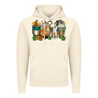 Vintage Artic horses coffee cups Vintage Hoodie - Zillion Design Studio