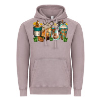 Vintage Zinc horses coffee cups Vintage Hoodie - Zillion Design Studio