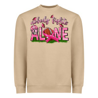 Mushroom Football Nobody Fights Alone Heavyweight Sweatshirt - texasbilliewilder