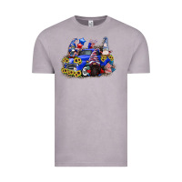 Vintage Zinc 4th of July gnomes with truck Vintage Tee - CowGirlArtShop